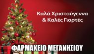 Ανακοίνωση φαρμακείου Μεγανησίου