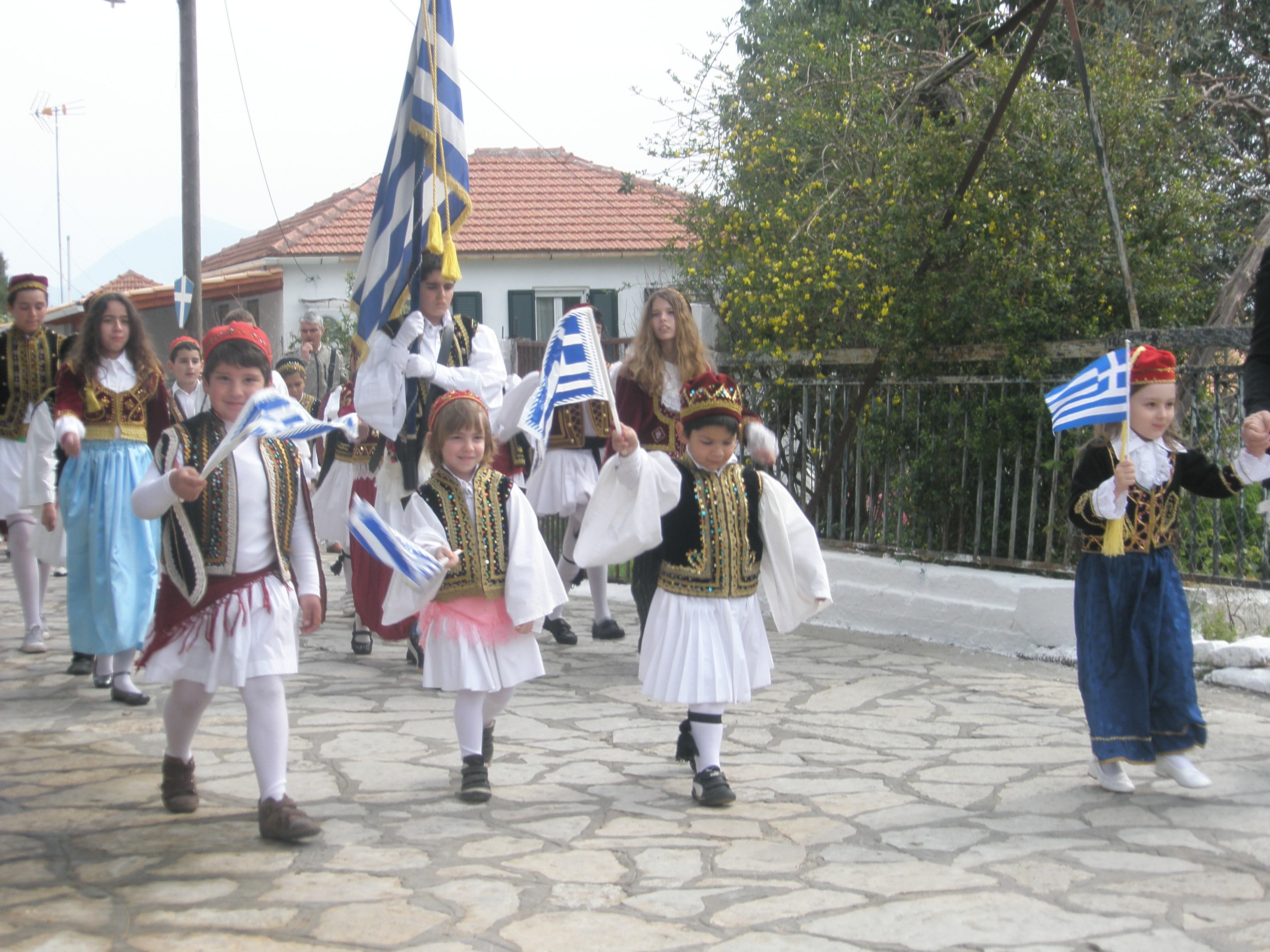 Εορτασμός 25ης Μαρτίου στο Μεγανήσι